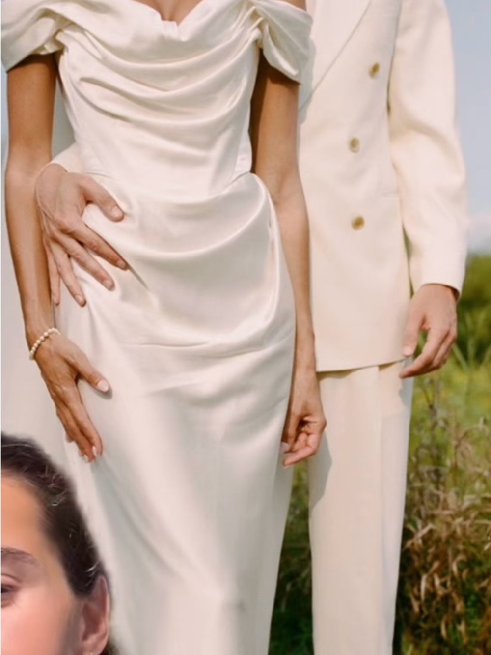 Vivienne Westwood Nova Cocette Ivory Satin Gown (2022) - Picture 3 of 10